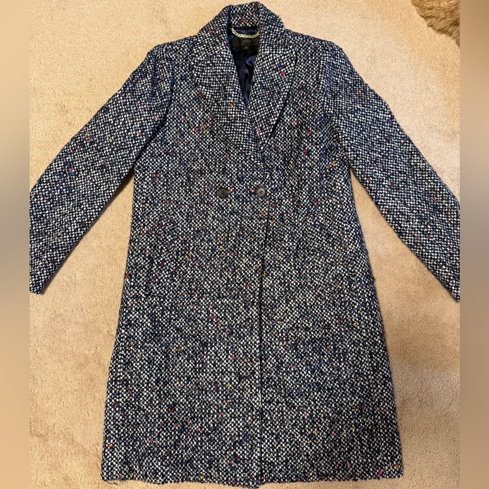 Jcrew wool coat size 2 new